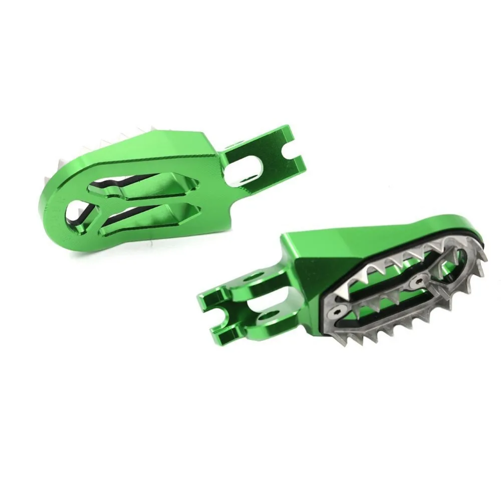 CNC MX подставка для ног Kawasaki KX250 KX250F KX450F KLX450 Dirt Bike Pit Footrests Peg Для Suzuki RMZ250 RM250|Подставки