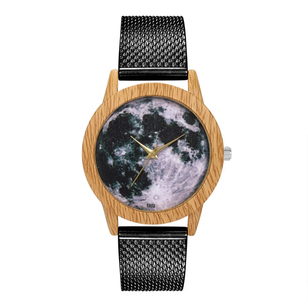 Fashion Nature Wooden Grain Leisure Minimalism Purple Dial Silicone Strap Quartz Watch Classic Casual Wrist Watch Gifts