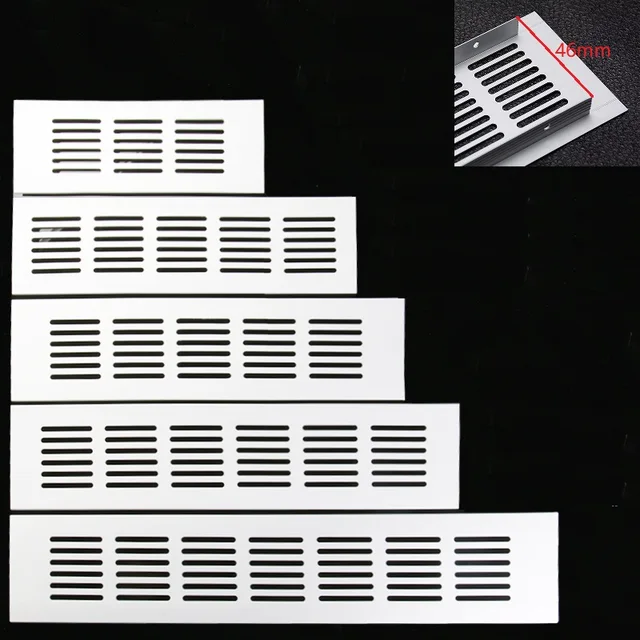 4Pcs/Lot Premintehdw 60mm Width Aluminum Air Vent Ventilator Grille For