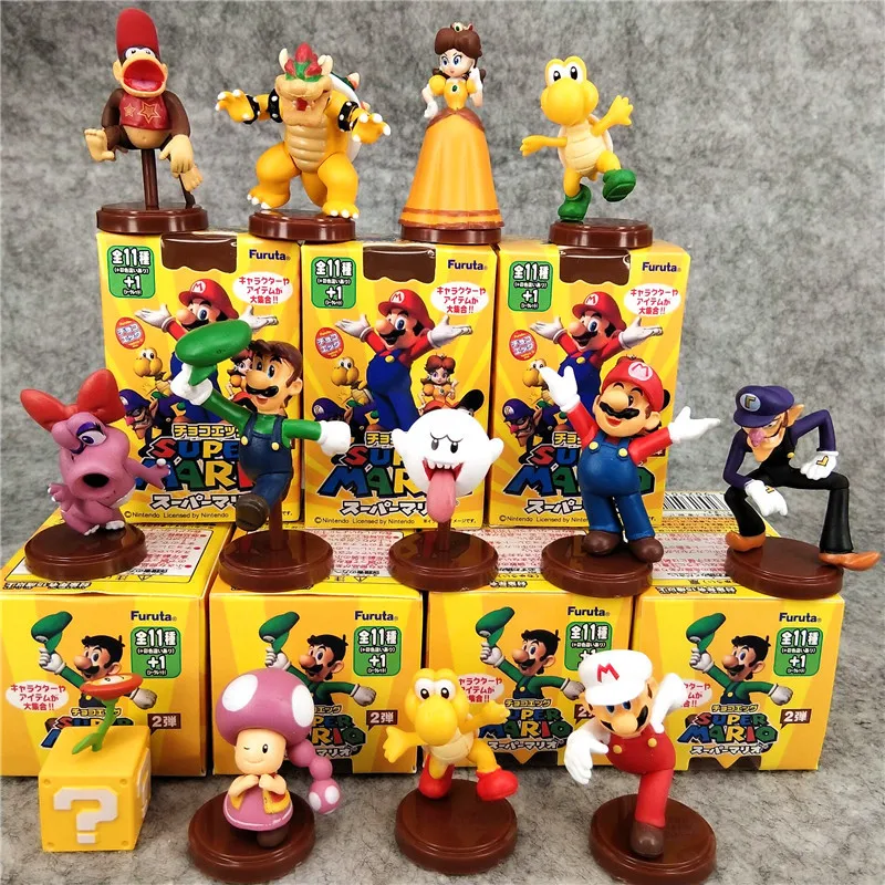 

13pcs/1lot Super Mario Bros 3-5cm Action Figures Toys Brinquedo Toy Collectible Model Toys #1622