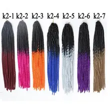 HOT!! 2017 Faux Locs Braids Synthetic Hair 20″ Dreadlocks Braiding Hair Extension 100g/pc Havana Twist Braid Soft Dread Lock 100