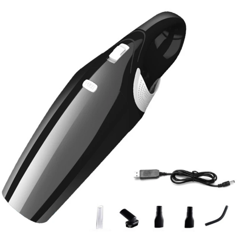 

Handheld Vacuum Cordless with Replaceable Battery, High Power Suction Lightweight Rechargeable Hand Vac Up To 30 Mins Of Wet D
