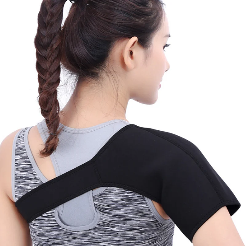 Хороший Здоровый плечевой ремень защитный кожух резиновая губка дышащая удобная для спорта