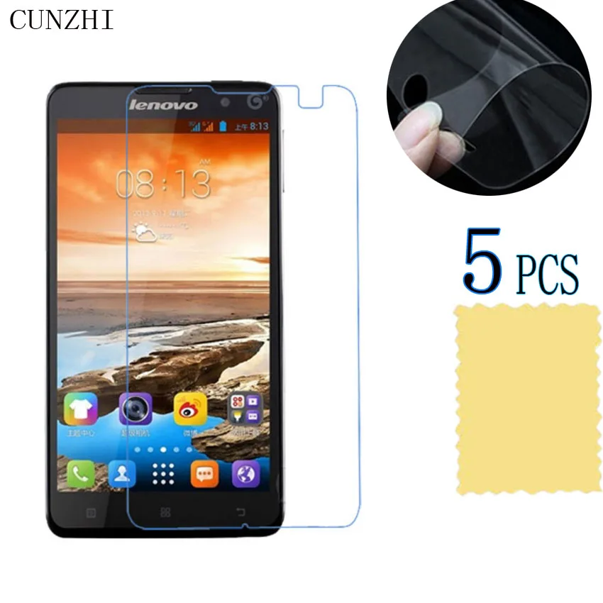 

5pcs High Clear LCD Ultra Slim PET Material Screen Protector Film For Lenovo S8 S898T Mobile Phone Accessories