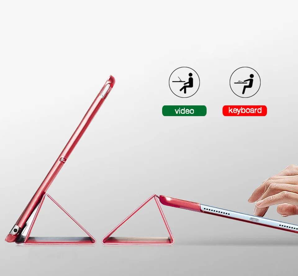 Чехол Tendway для Air ipad 1/2/5/6/9.7 2017/2018 2018 аксессуары умный чехол планшета из ПУ откидной