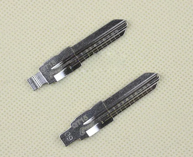GT15 Engraved Line Key Blade For Fiat Palio Ferrari Scale Shearing Teeth Cutting Key Blank 2 IN 1 (No 60)