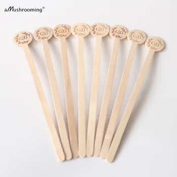

x100 Personalized Wood Stirrers Cocktail Drink Stirrers Wedding centerpiece names Party Custom wreath stir sticks Bridal shower