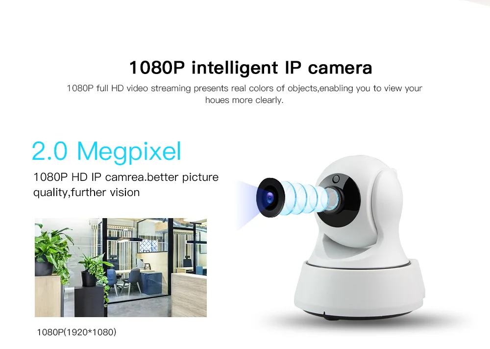 Skyevision Home Security IP Camera Wifi Wireless Mini Network Camera Surveillance 1080P Night Vision CCTV Camera Baby Monitor (4)