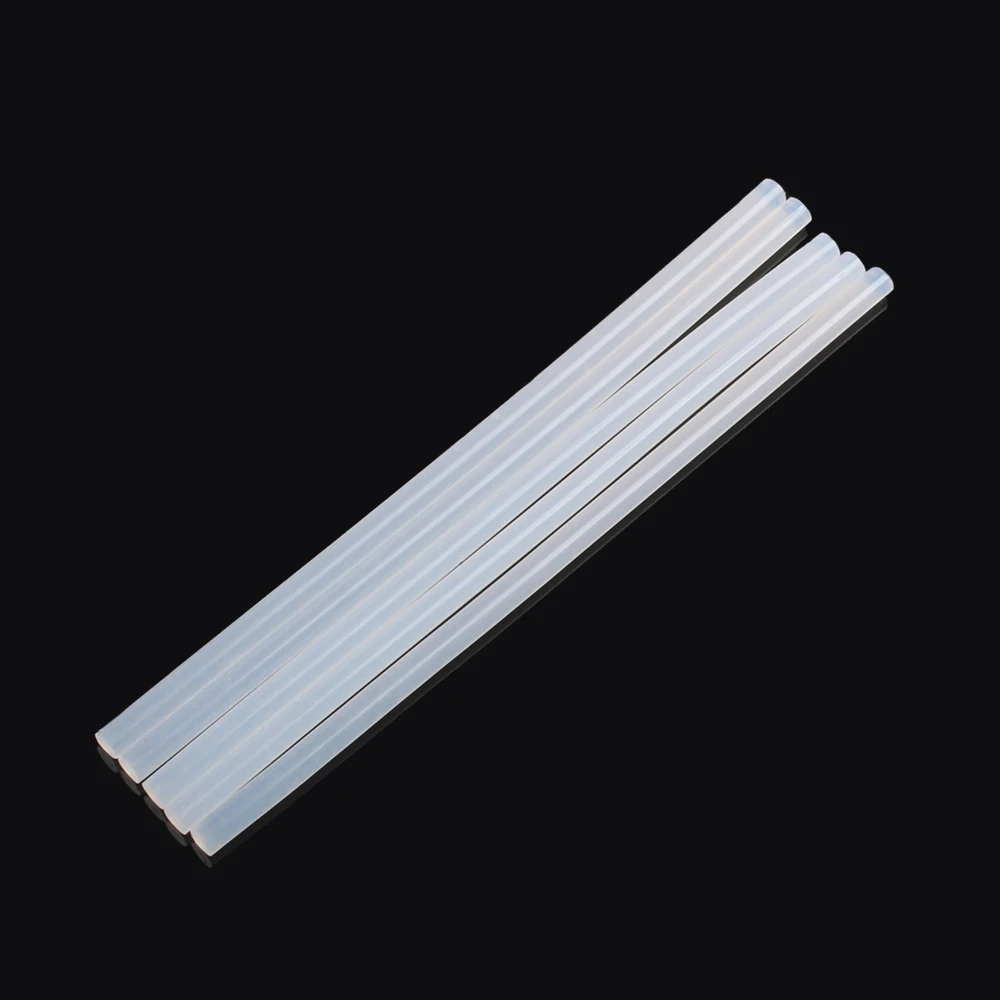 10pcs 5*180mm diamter Transparent hot melt glue stick hair ring fixed home DIY hair accessories glue sticks use for glue gun
