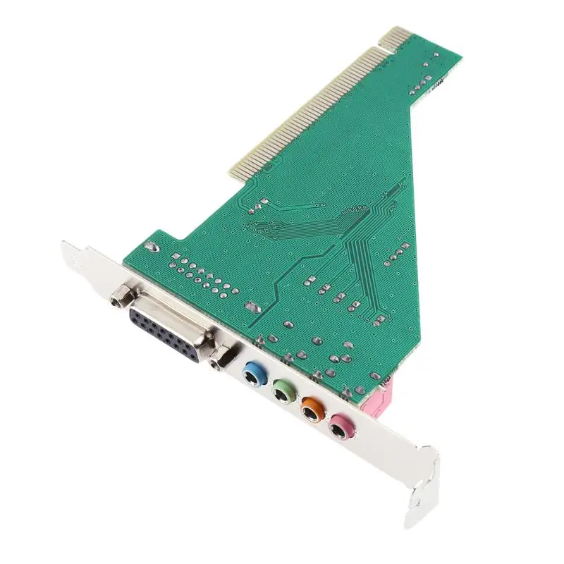 4CH CMI8738 чипсет стерео звук PCI порт аудио карта Sup порт s 2/4CH и DLS с драйверами CD для настольного ПК компьютера высокого качества