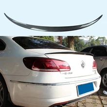 Для Volkswagen VW CC Passat спойлер 2009- Автомобильный багажник украшение хвост крыло VOTEX стиль черный карбоновое волокно задний спойлер