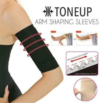 

Tattoo Sleeve ToneUp Arm Shaping Sleeves Women Elastic Shaperwear Slimming 420D guantelete Gift