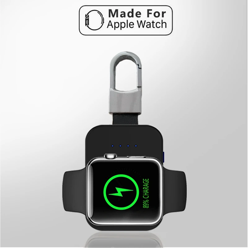 

Mindzo Wireless Charger For Apple Watch 4 3 2 1 Fast Charger Qi Wireless Charging For i Watch Portable 950mAh Power Bank Charge