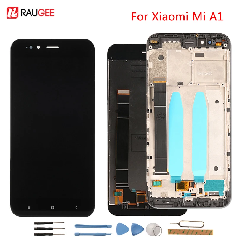 ЖК экран для Xiaomi A1 сенсорный 5 дюйма FHD тест хороший дигитайзер в сборе Замена Mi5X Mi