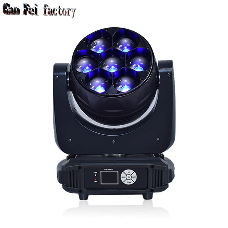 

DJ light led moving head zoom wash with beam effect of 7X40W moving head light