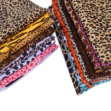 Принт с животными короткая плюшевая ткань леопард Полосатый Тигр Зебра Корова Татуировка ткань INS горячий дизайнер материал ткань