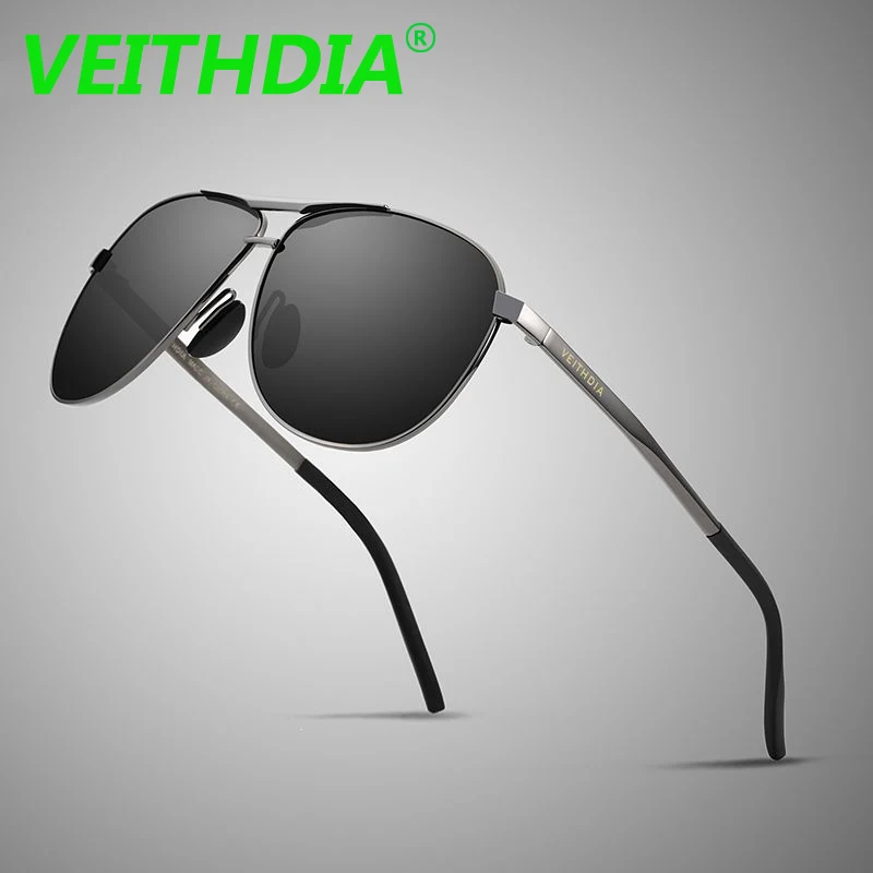 Мужские и женские солнцезащитные очки VEITHDIA винтажные поляризационные для