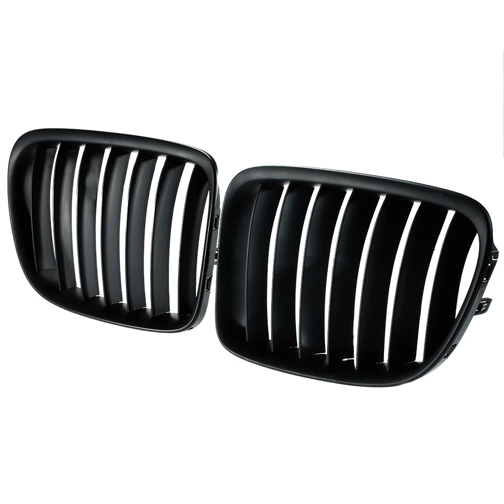 Для BMW E84 X1 M матовый черный спортивный колпак гриль SUV 10 15|black kidney|kidney grillsport grill |