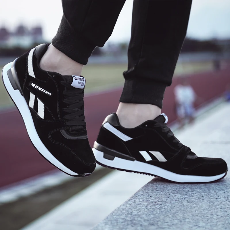 

Men Sneakers Lace-Up Shoe Breathable Outdoors activity Running Sport Footwear For Adults Zapatillas Hombre Huar Walking Jogging