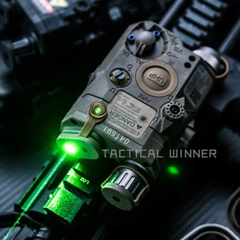 Airsoft зеленый лазерный прицел оружие Тактический Peq в PEQ-15/LA-5C UHP вспышка светильник
