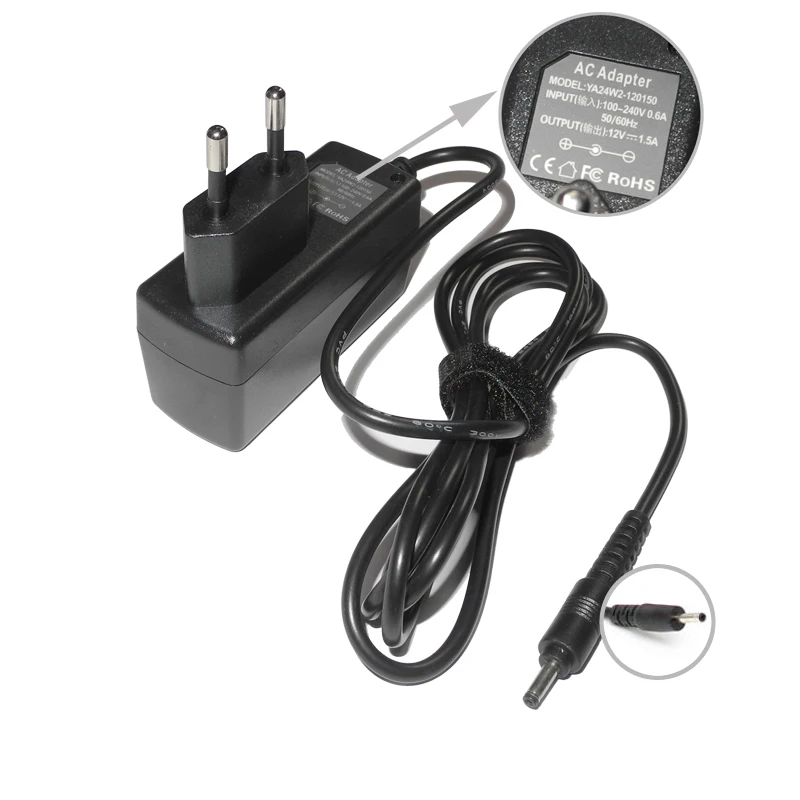 12V 1.5A EU Plug Wall Charger for Acer Iconia Tab W3 W3 810 A500 A501