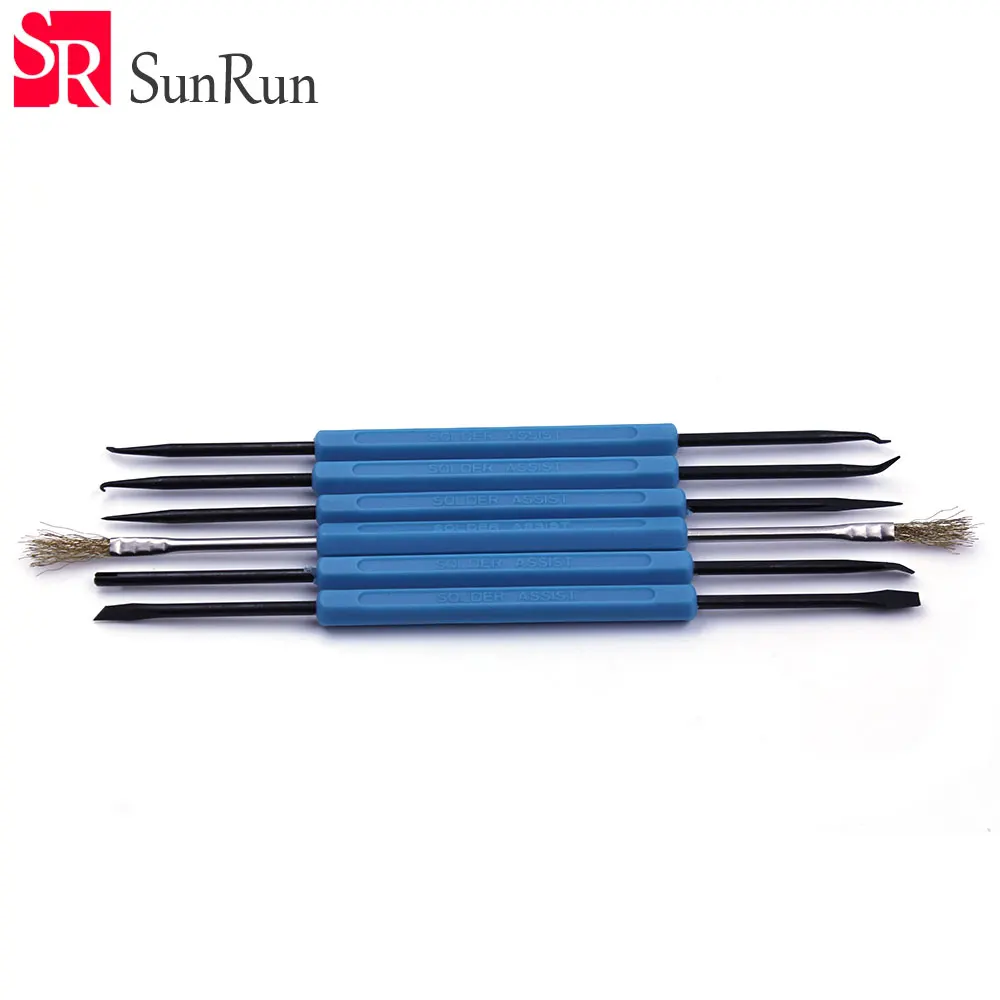 

Assisted soldering tools SA-10 6pcs maintenance tools to disassemble and clean the board Brush hook