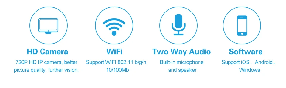 Wifi ip-камера 720 P, беспроводная камера безопасности, домашняя система наблюдения, ночное видение, для детей, домашних животных, монитор, обнаружение движения, игра