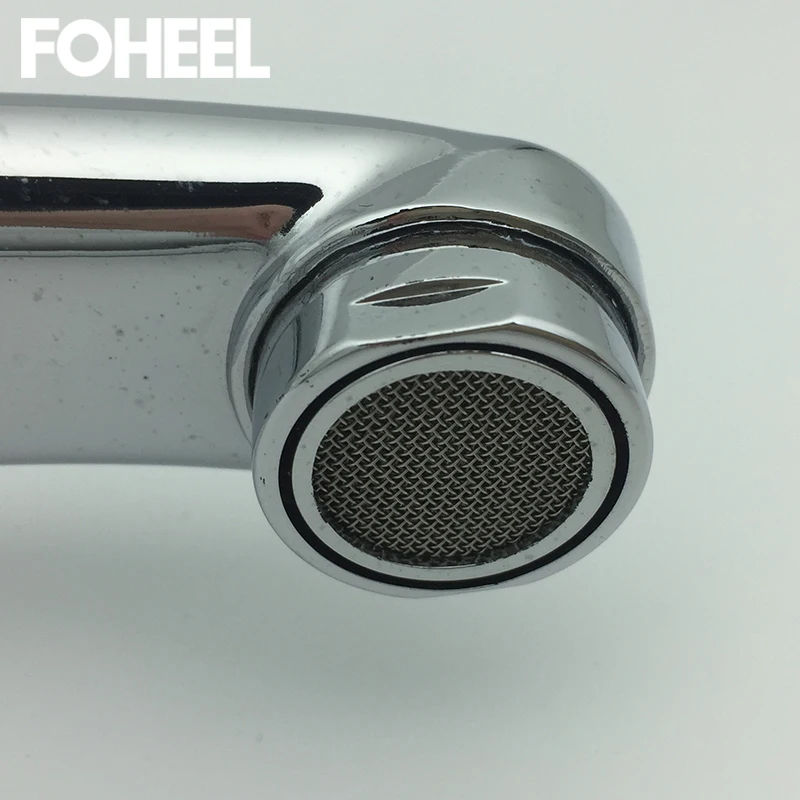 Кухонный Смеситель FOHEEL кран с одной ручкой для горячей и холодной воды длинная
