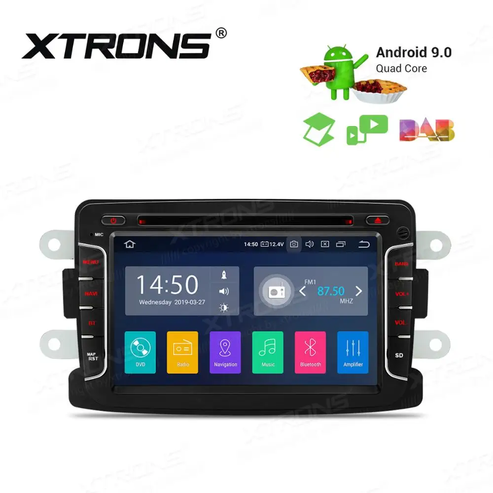 Flash Deal 7" Android 9.0 Pie OS Car DVD Multimedia GPS Radio for Dacia Logan 2012-2017 Dokker 2012-2017 Sandero 2012-2017 Lodgy 2012-2017 0