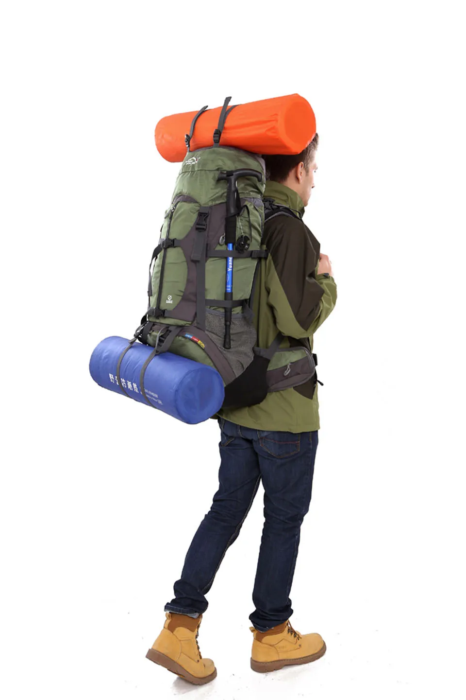 Местный лев профессиональная альпинистская сумка большой емкости 65л Открытый Дорожный рюкзак походный кемпинг мужская и женская сумка через плечо