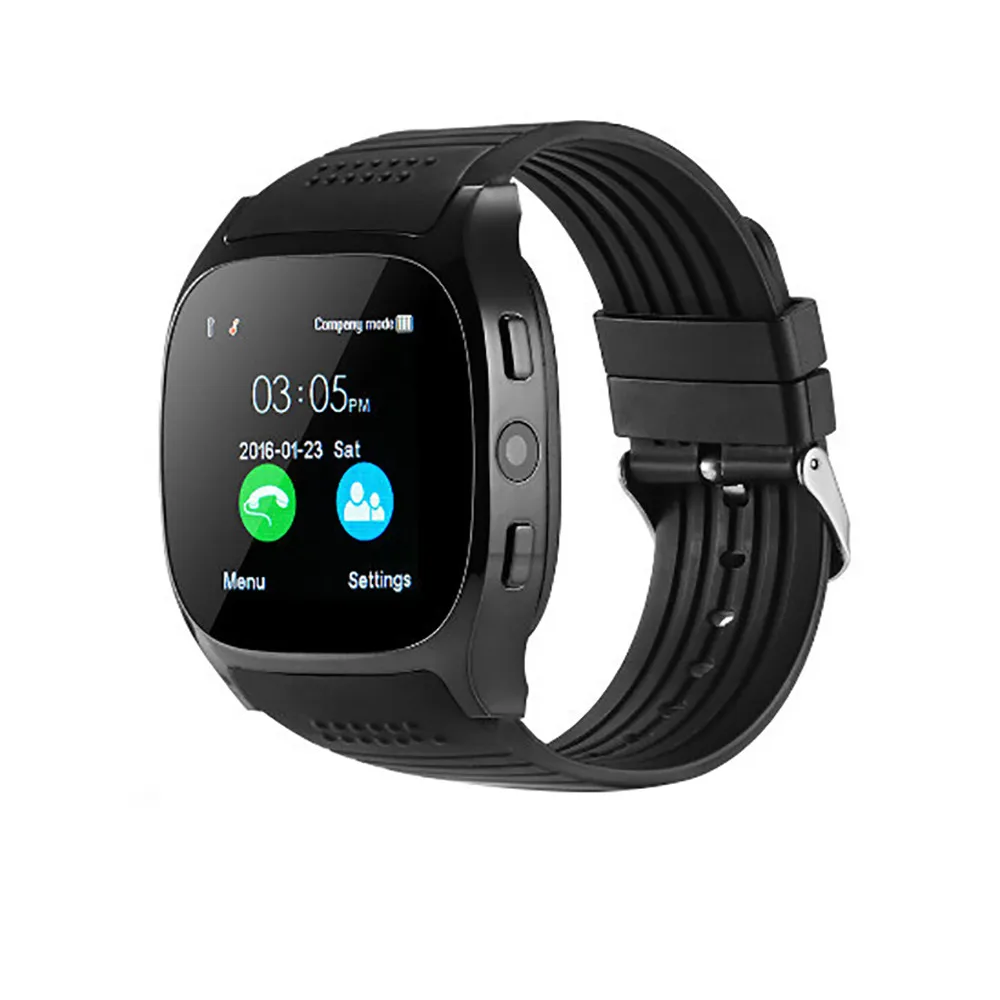 

New T8 BT3.0 Smart Support SIM and TFcard Camera For Android For iPhone wearable devices relogios reloj inteligente watches saat