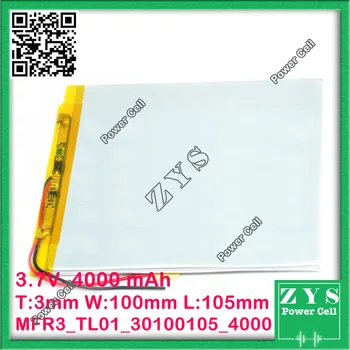 

New Battery 4000mAH Li-ion Tablet pc battery For 9,10.1 inch tablet PC ICOO 3.7V Polymer lithiumion Battery With High Quality