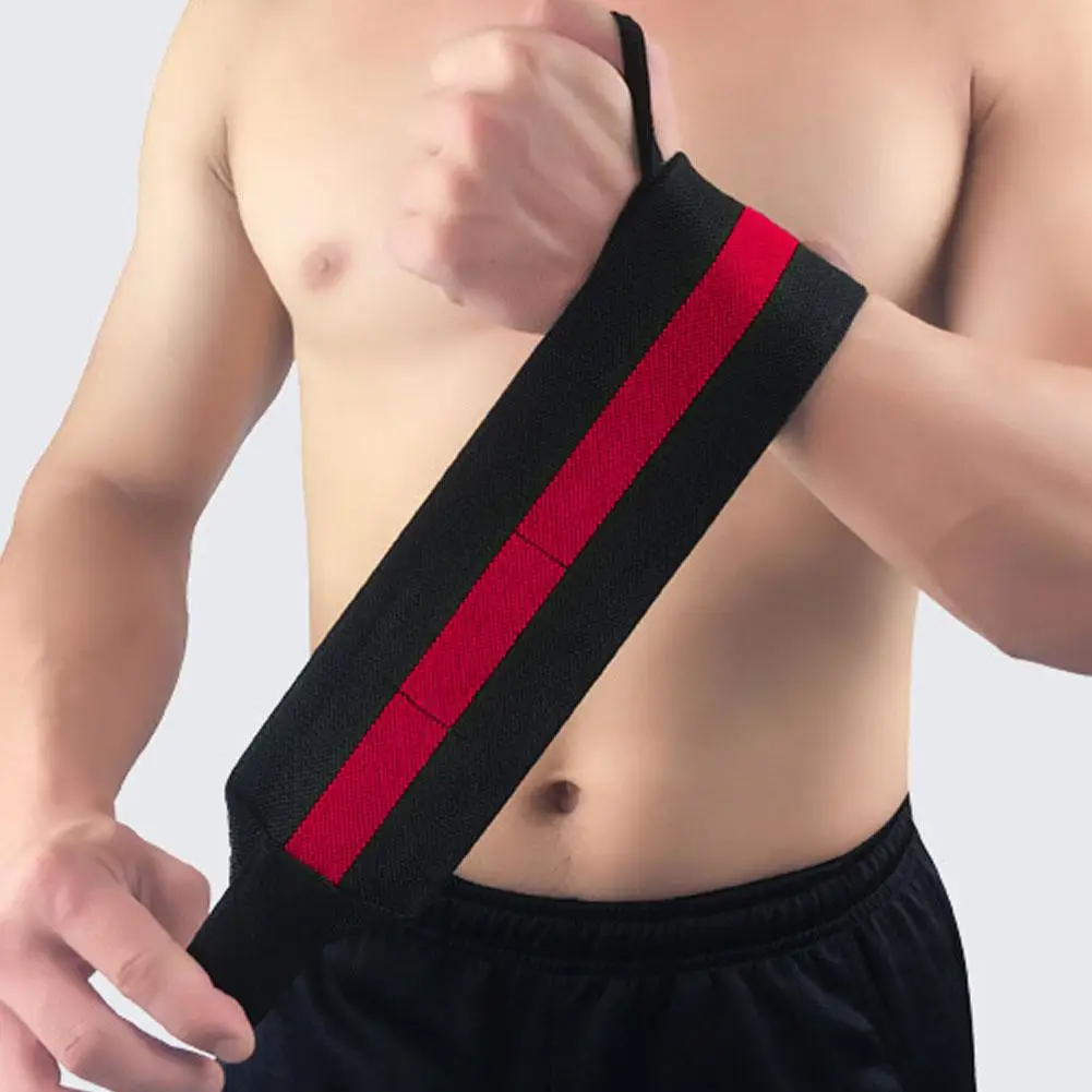 

New 1Pc Weight Lifting Wristband Fitness Sport Wrap Bandage Adjustable Wrist Support