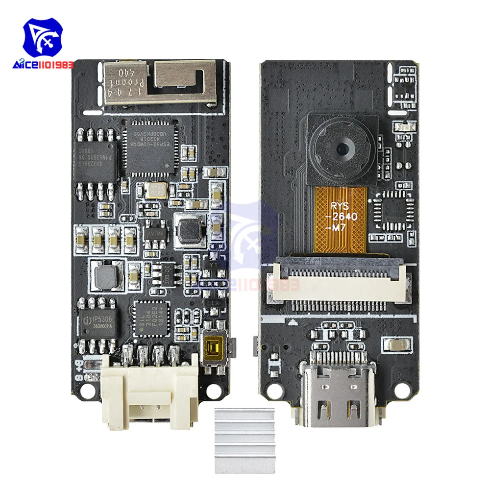 

ESP32-CAM ESP32 WIFI OV2640 2MP Camera Module MPU6050 BME280 Type C 3D WiFi Antenna for Arduino Raspberry Pi 3B/3B+/2B/B+ IOT