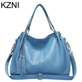 

KZNI Genuine Leather Purse Crossbody Shoulder Women Bag Clutch Female Handbags Sac a Main Femme De Marque L112052