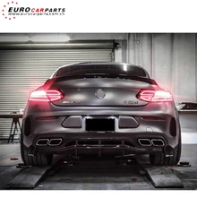 C63 coupe диффузор подходит для MB C-class W205 C63 coupe C63s coput C63 cabriolet 2014y~ дизайн psm углеродного волокна C63s диффузор