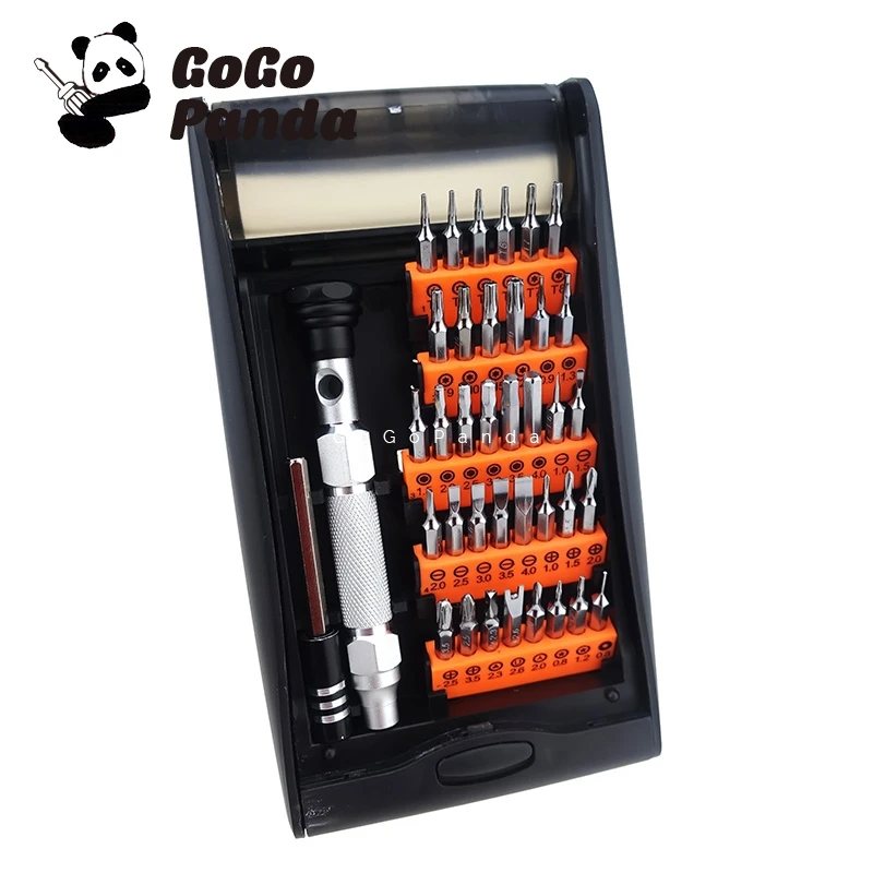 Free Shipping 38 In 1 High grade Aluminum Bit Set Bright Chrome Driver H4X28MM Phone Repair With Magnetism Household Kit|Screwdriver| - AliExpress