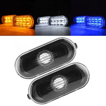 

2pcs Car Side Marker Turn Signal Warning Light with Black Lamp Cover Fits for Bora/Golf 4/MK4 Car Accessories