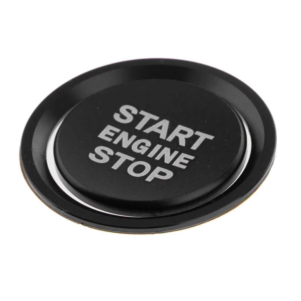 Car Engine Push Start Stop Button Cover Cap Trim Ignition Starter Switch Button knob Sticker Audi A4 A5 B9 2017 2018 Decoration