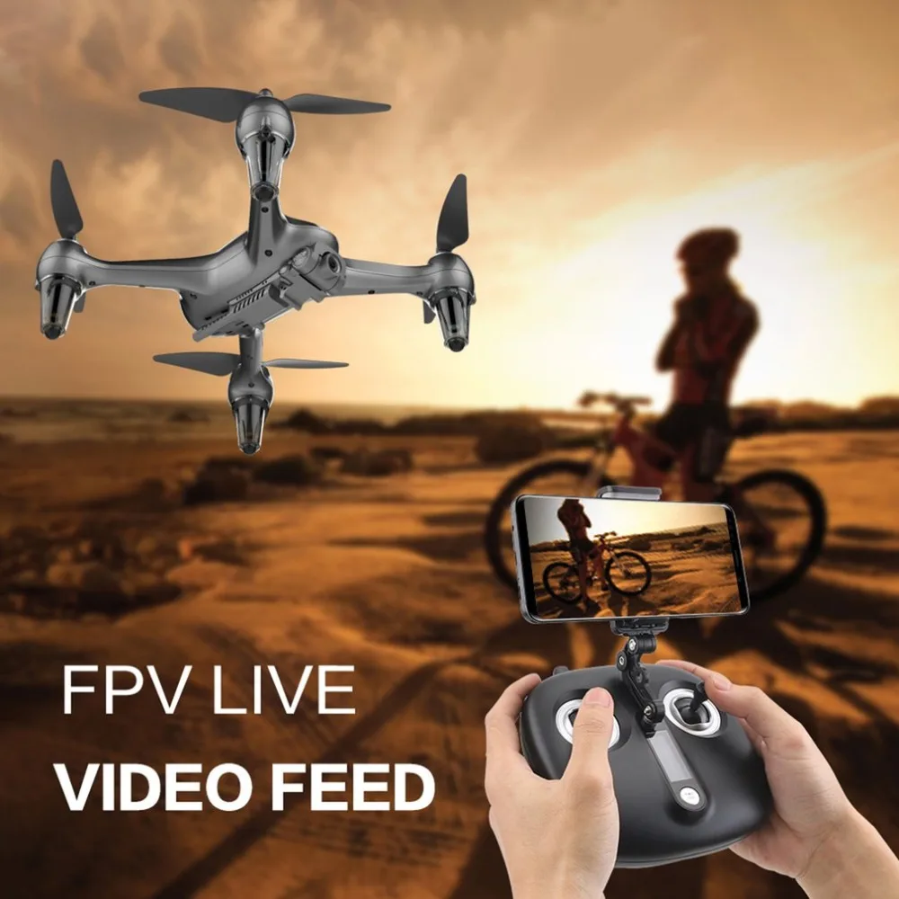 

SMRC ICAT2 RC Drone with Camera HD 1080P WIFI FPV Selfie Drone 2.4G GPS Intelligent Precise Positioning Professional Quadcopter