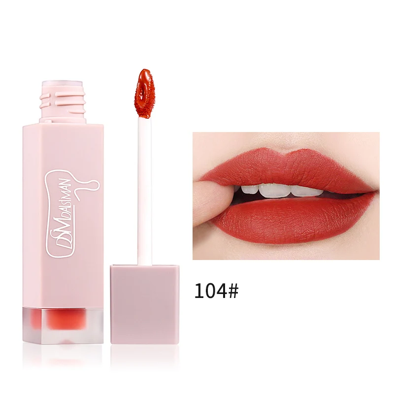 D.S.M Glitter Lip Gloss Sexy Private Label Lip Stain Base Pigment Beauty 6 Colors Clear Lipgloss Set - Цвет: 104