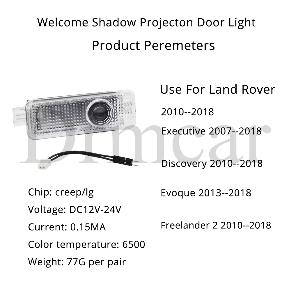 2X Авто Добро пожаловать Дверь тени проекции Любезно лампа лазер для Land Rover Range Rover Дискавери Evoque freelander 2 стайлинга автомобилей