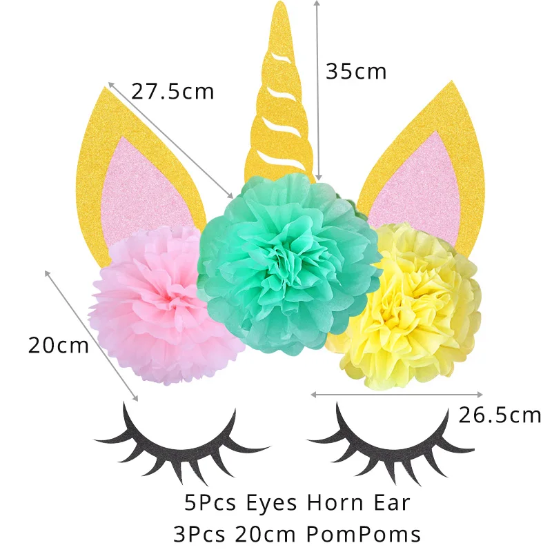 WEIGAO Unicorn Party Decor Birthday Latex Balloons Unicorn Theme Paper Hat Napkins Plate Table Cloth Kids Happy Birthday Gifts WEIGAO Unicorn Party Decor Birthday Latex Balloons Unicorn Theme Paper Hat Napkins Plate Table Cloth Kids Happy Birthday Gifts