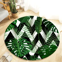 Ковер для гостиной современный круглый ковер кухня 3d Садоводство фланелевая кухня Противоскользящий коврик ковер 60 см L0530