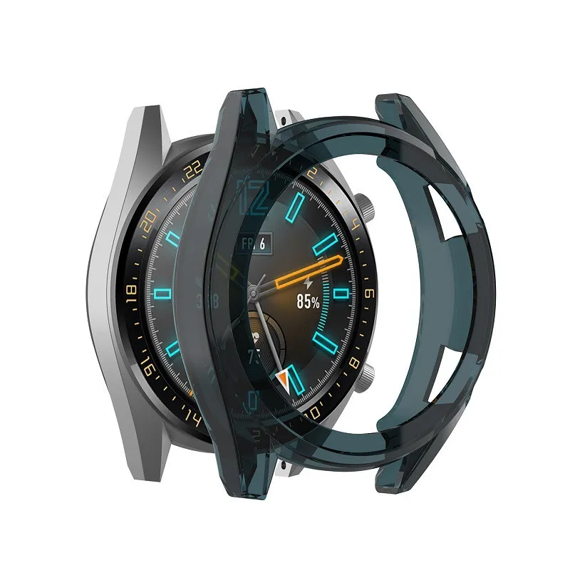 Смарт часы 7 в 1 для Huawei Watch GT 42 мм 46 силиконовый ремешок спортивный браслет + чехол