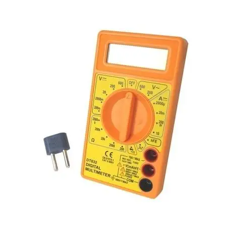 Multimeter Digital DT832 600Vdc 600Vac 10Adc ideal for home use and learn to measure out electrical values | Бытовая техника