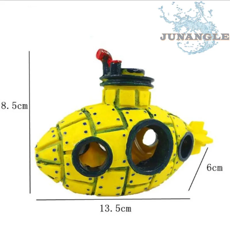 Украшение для аквариума ремесла аксессуары для аквариумов резиновая имитация подводная лодка рыба с декорацией