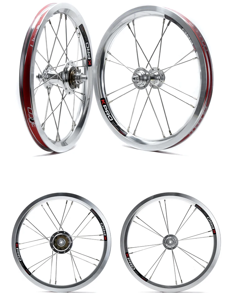 Excellent Litepro Starlight 14 inch wheelset folding bike bicycle wheels for BYA412 BMX Parts 1 Excellent Litepro Starlight 14 inch wheelset folding bike bicycle wheels for BYA412 BMX Parts 1