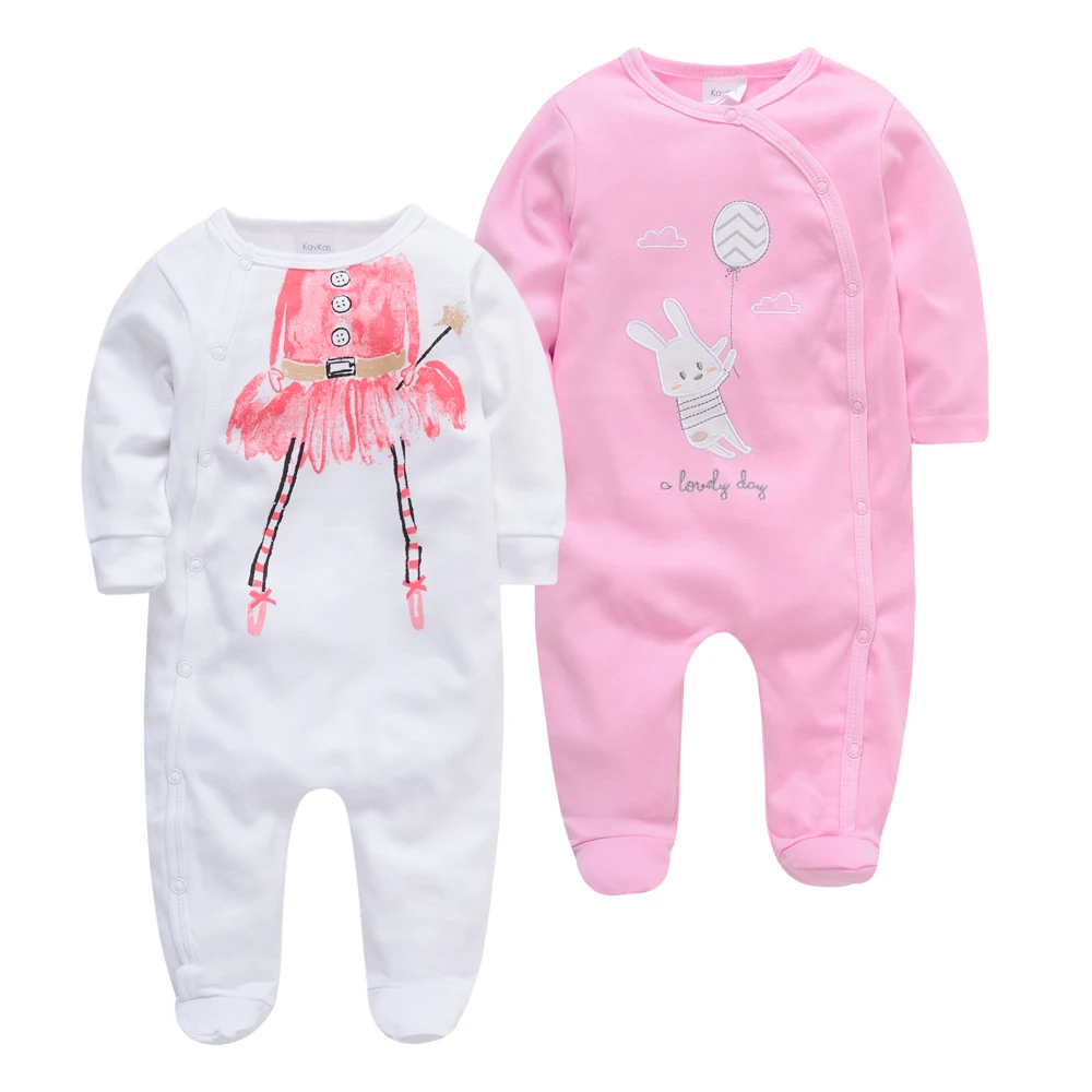 Весенний Детский комбинезон с длинными рукавами; одежда для маленьких девочек с рисунком; Одежда для новорожденных мальчиков; хлопковый комбинезон; Пижама детская - Цвет: PY10871142