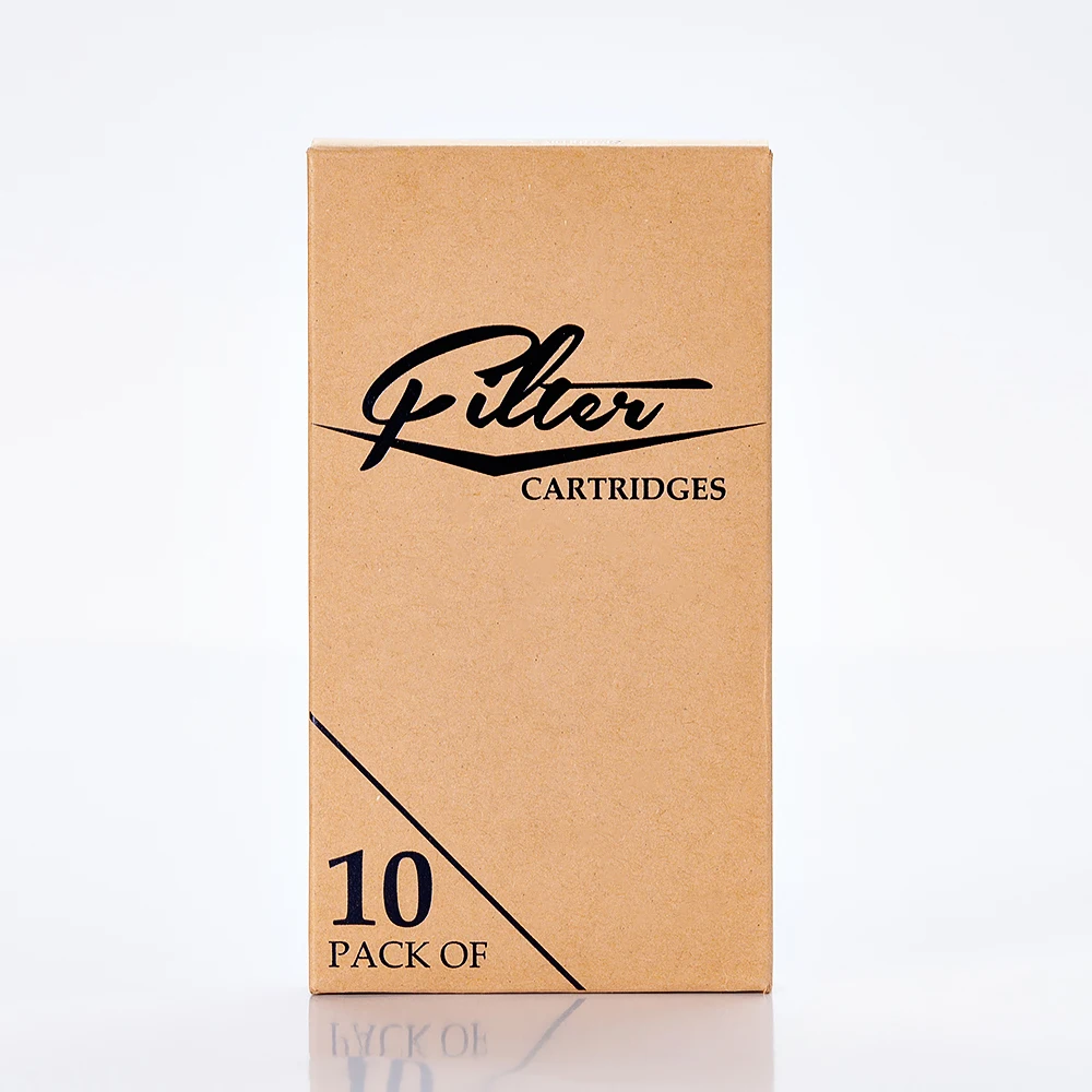 EZ Filter Safety Membrane Cartridge #12(0.35 MM) #10 (0.30 ) Magnum (M1) Tattoo Needles for Rotary Pen Machine Grip 10 Pcs